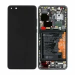 Huawei P40 Pro (ELS-NX9) OEM Service Part Screen Incl. Battery (02353PJG) - Black
